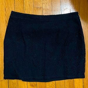 Mini Blue embroider skirt